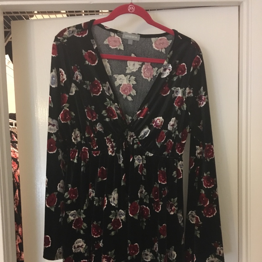 V neck Dress